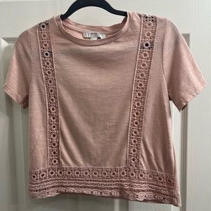 S Light Pink Forever 21 T-Shirt